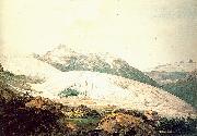 Pars, William The Rhone Glacier and the Source of the Rhone Spain oil painting artist